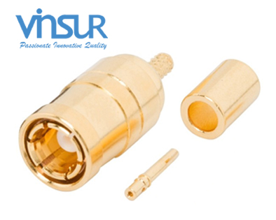 11611012 -- RF CONNECTOR - 50OHMS, SMB MALE, STRAIGHT,CRIMP TYPE, RG178 CABLE